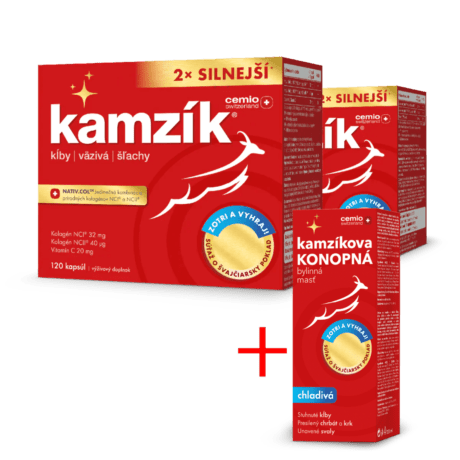 Cemio Kamzík® silnejší, 2× 120 kapsúl, súťažné balenie 2024