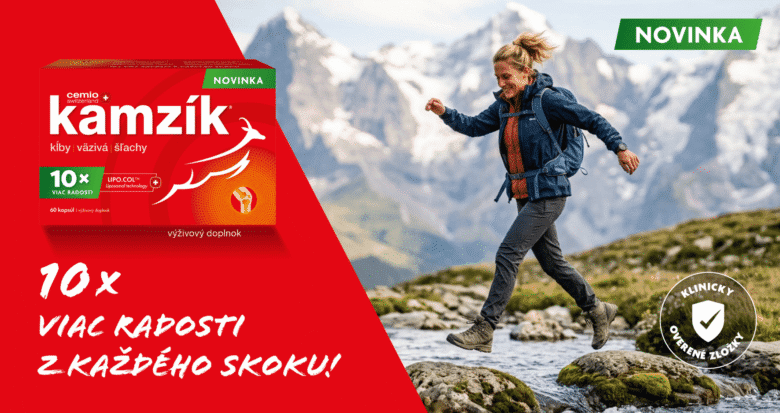 Cemio kamzik NOVINKA, 60 - banner 10x viac radosti z kazdeho skoku