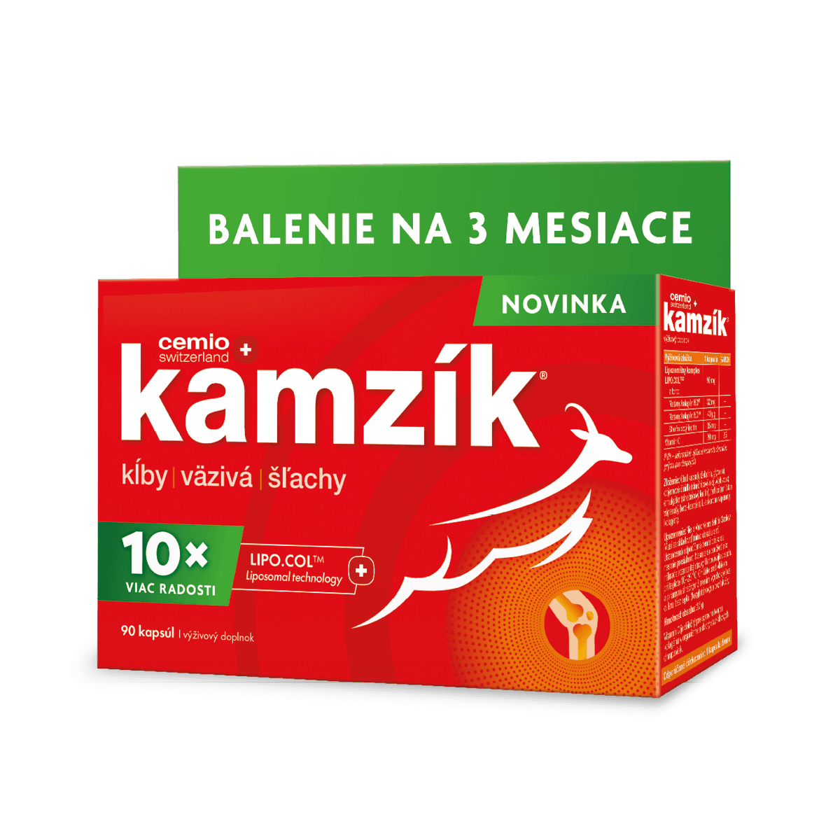 Cemio Kamzík®NOVINKA, 90 kapsúl