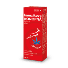 Cemio Kamzíkova konopná bylinná masť chladivá, 200 ml