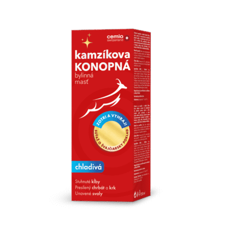 Cemio Kamzíkova konopná bylinná masť chladivá, 200 ml, súťažné balenie 2025
