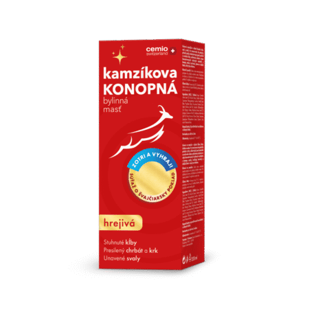 Cemio Kamzíkova konopná bylinná masť hrejivá, 200 ml, súťažné balenie 2025