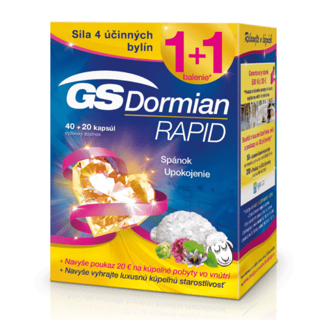GS Dormian Rapid, 40 + 20 kapsúl (60 ks) darček 2018