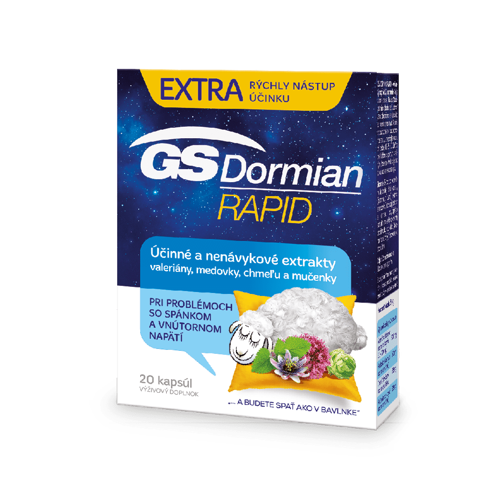 E-shop GS Dormian Rapid, 20 kapsúl