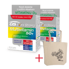 GS Extra Strong Multivitamín 50+, 2× 120 tabliet