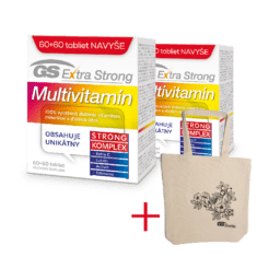 GS Extra Strong Multivitamín, 2× 120 tabliet