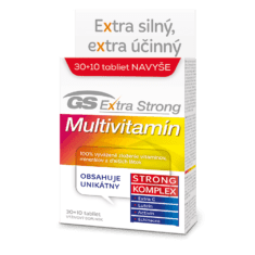 GS Extra Strong Multivitamín, 30 + 10 tabliet