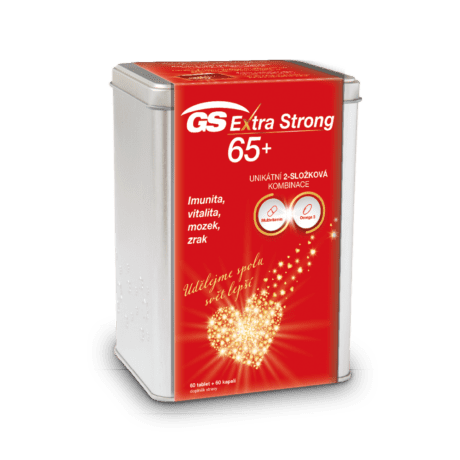 GS Extra Strong 65+, 60 tabliet a 60 kapsúl, darčekové balenie 2021