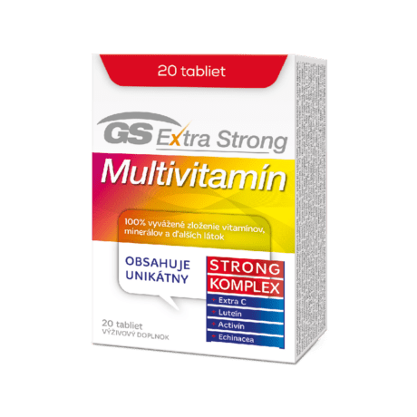 GS Extra Strong Multivitamín, 20 tabliet