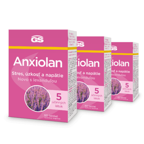 GS Anxiolan s levanduľou, 3× 60 tabliet