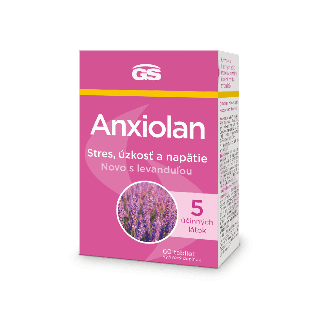 E-shop GS Anxiolan s levanduľou, 60 tabliet