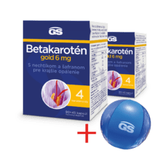 GS Betakarotén Gold 6 mg, 2× 135 kapsúl