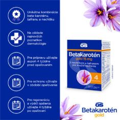 GS Betakarotén Gold 15 mg, 80 + 40 kapsúl