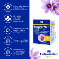 GS Betakarotén Gold 6 mg, 90 + 45 kapsúl