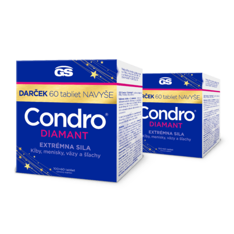 GS Condro® Diamant, 2× 160 tabliet, darčekové balenie 2024
