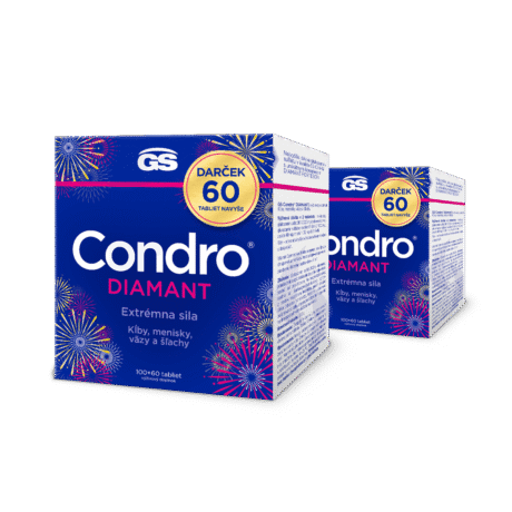 GS Condro® Diamant, 2× 160 tabliet, darčekové balenie 2025