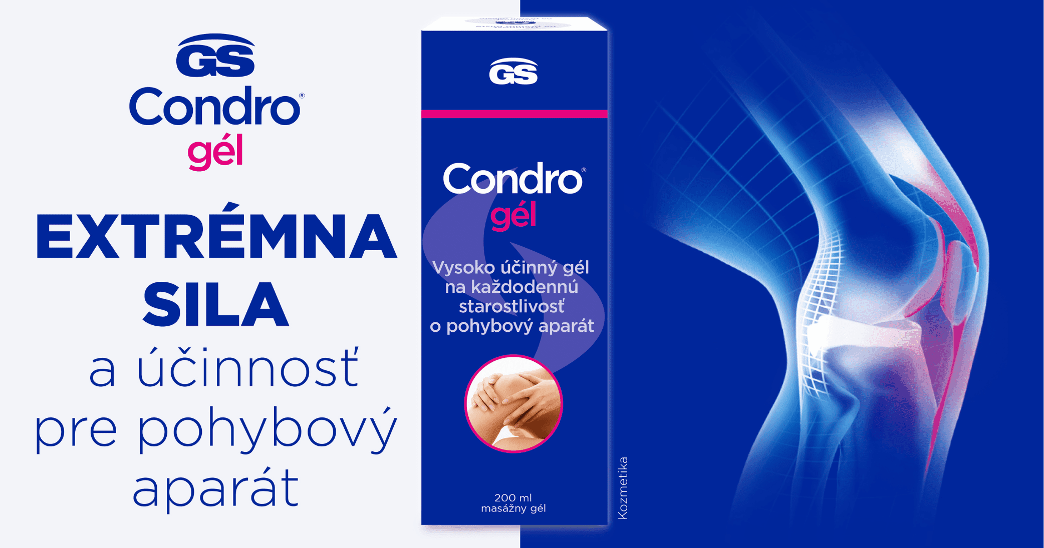 GS Condro gél - banner extrémna sila