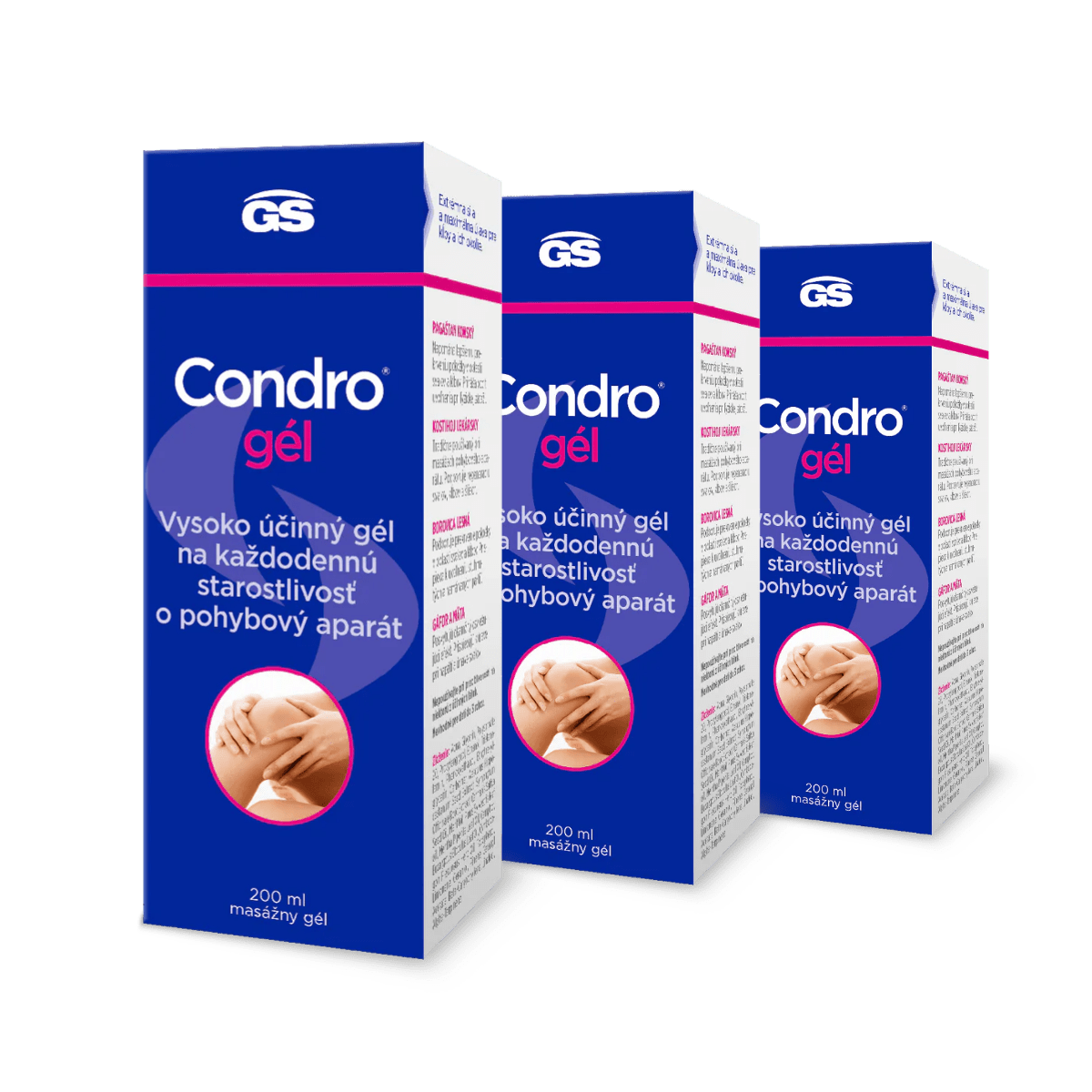 GS Condro gél, 3× 200 ml