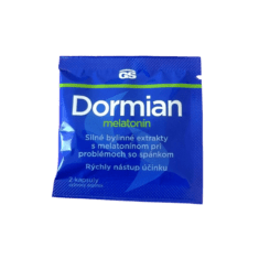 GS Dormian melatonín, 2 kapsule