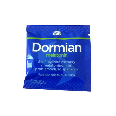 GS Dormian melatonín, 2 kapsule