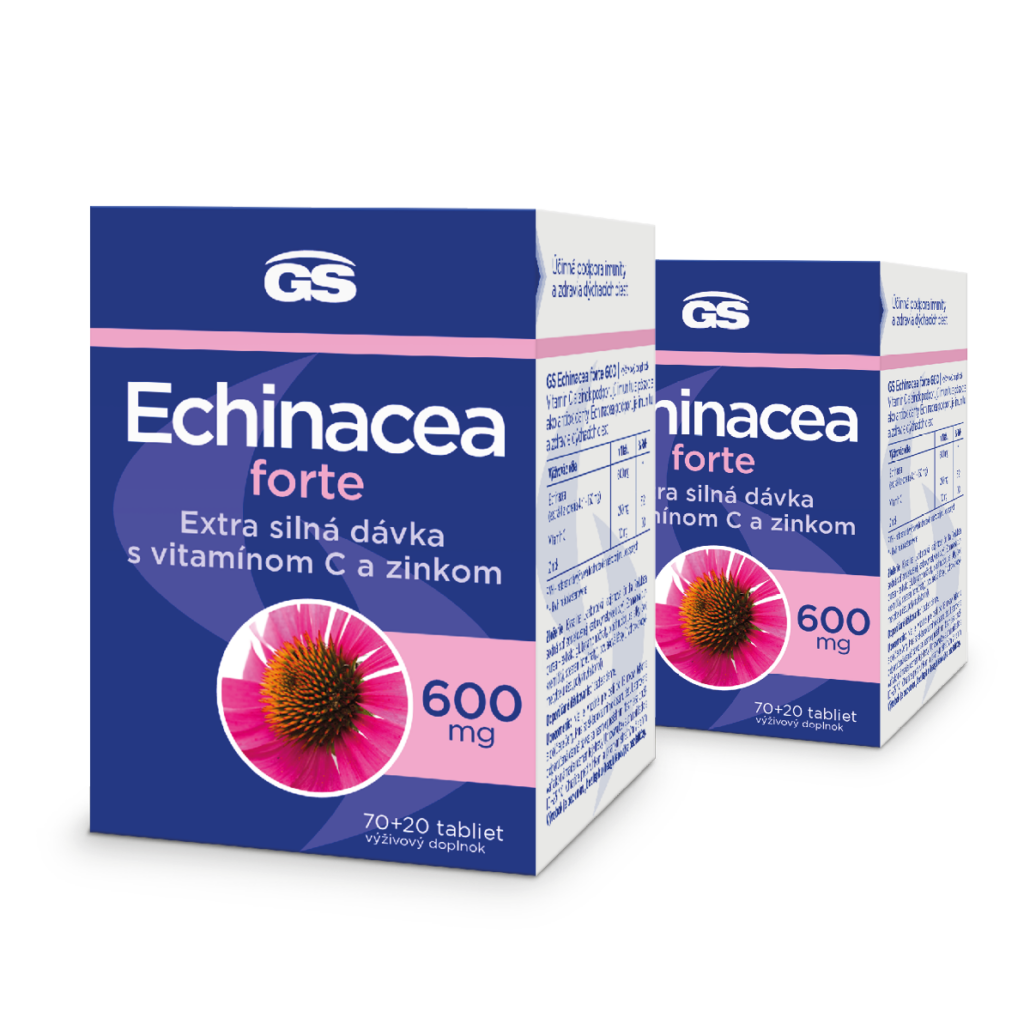 GS Echinacea FORTE 600, 2× 90 tabliet