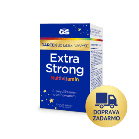 GS Extra Strong Multivitamín, 100+30 tabliet, darčekové balenie 2023