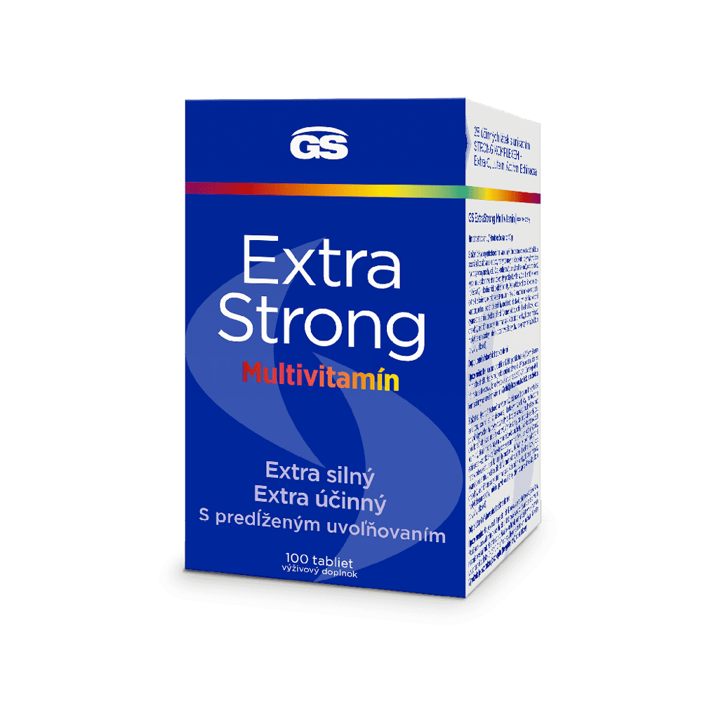 GS Extra Strong Multivitamín, 100 tabliet