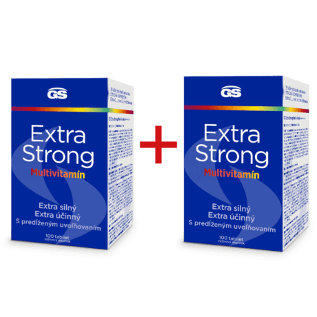 GS Extra Strong Multivitamín, 2× 100 tabliet