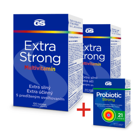 GS Extra Strong Multivitamín, 2× 100 tabliet