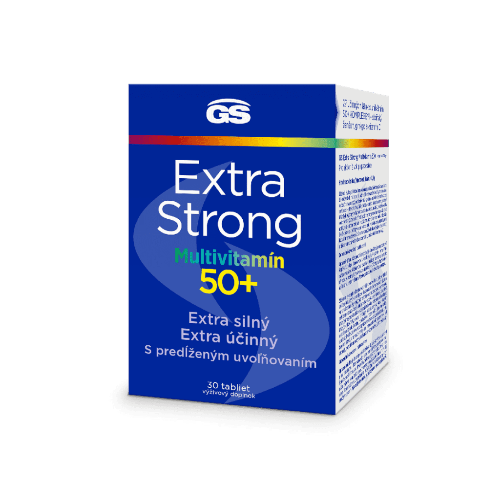 E-shop GS Extra Strong Multivitamín 50+, 30 tabliet