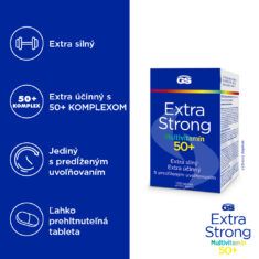 GS Extra Strong Multivitamín 50+, 100 tabliet