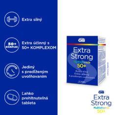 GS Extra Strong Multivitamín 50+, 30 tabliet