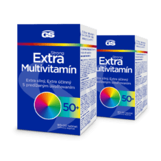 GS Extra Strong Multivitamín 50+, 2× 120 tabliet