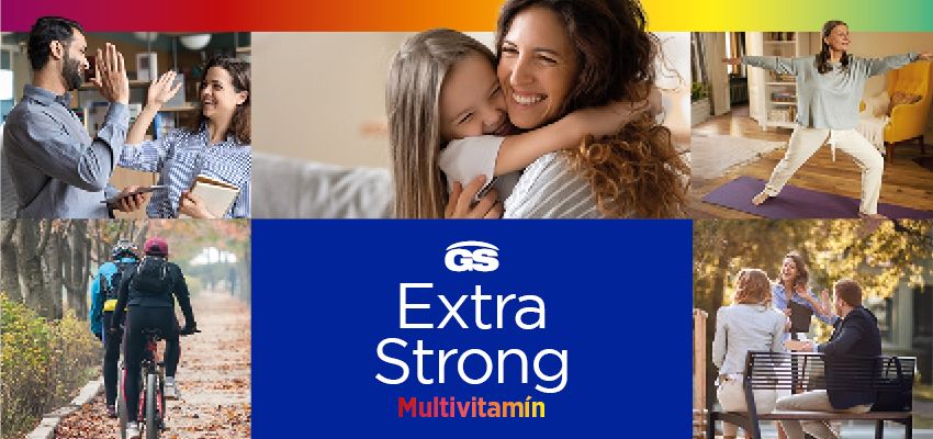 GS Extra Strong Multivitamín – multivitamín pre aktívny životný štýl, energiu a každodennú vitalitu.