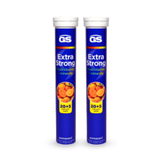 GS Extra Strong Multivitamín s minerálmi šumivý pomaranč, 2× 25 tabliet