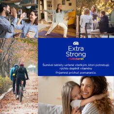 GS Extra Strong Multivitamín šumivý pomaranč, 20 + 5 tabliet
