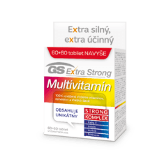 GS Extra Strong Multivitamín, 60 + 60 tabliet