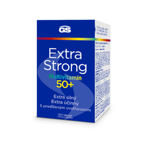 GS Extra Strong Multivitamín 50+, 100 tabliet