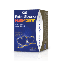 GS Extra Strong Multivitamín, 60 + 60 tabliet, darčekové balenie 2022