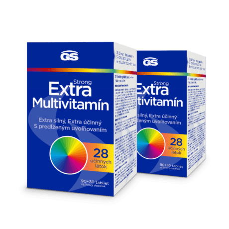GS Extra Strong Multivitamín, 2× 120 tabliet