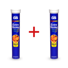 GS Extra Strong Multivitamín s minerálmi šumivý pomaranč, 1 + 1 ZADARMO, 2× 25 tabliet