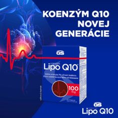 GS Koenzým Lipo Q10, 100 mg, 60 kapsúl