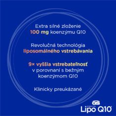 GS Koenzým Lipo Q10, 100 mg, 60 kapsúl