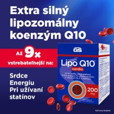 GS Koenzým Lipo Q10 cardio, 200 mg, 45 kapsúl