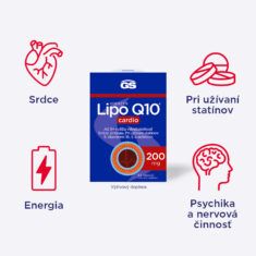 GS Koenzým Lipo Q10 cardio, 200 mg, 45 kapsúl