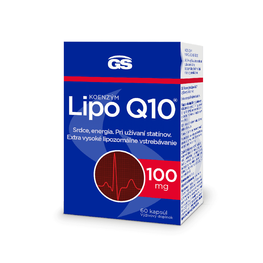 E-shop GS Koenzým Lipo Q10, 100 mg, 60 kapsúl