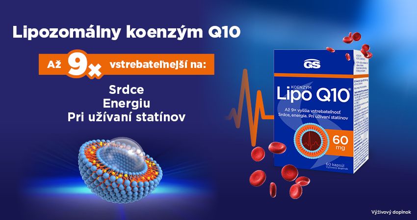 GS Koenzým Lipo Q10 60 mg, 60 kapsúl - hlavný banner