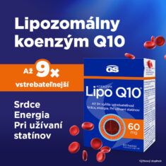 GS Koenzým Lipo Q10, 60 mg, 60 kapsúl