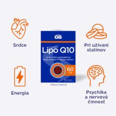 GS Koenzým Lipo Q10, 60 mg, 60 kapsúl