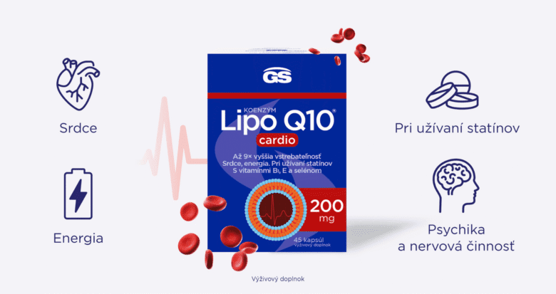 GS Koenzym Lipo Q10 cardio - vyhody
